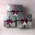 Spot UV Coating Gift Paper Box with Ribbon